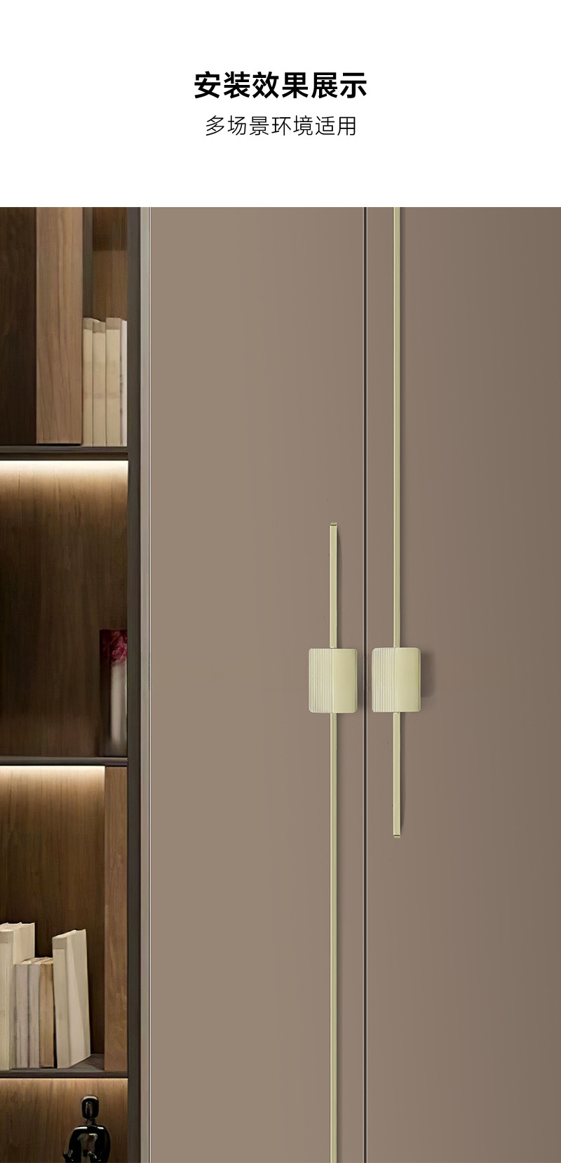 Aluminum cabinet pull hardware handles factory supplier